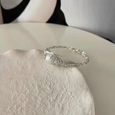 【Wire Wrapping Bangle】 Fresh Water Pearl Wire Wrapping Bangle